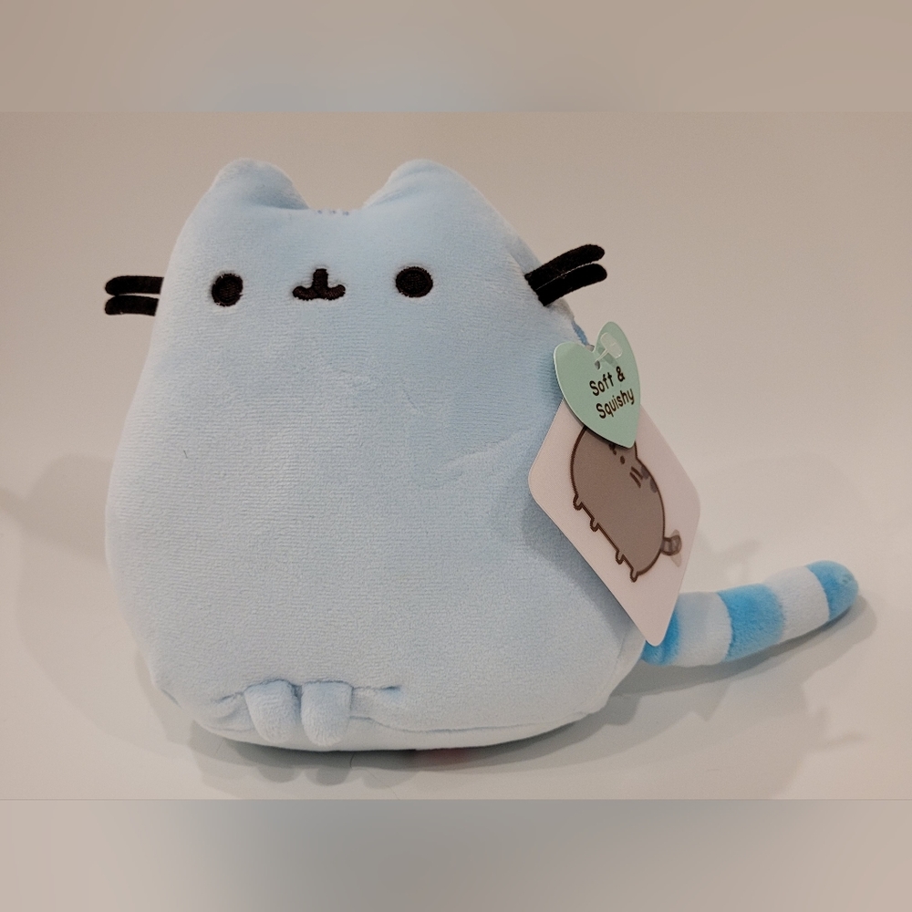 Pusheen Blue Dinosaur small squishy plush